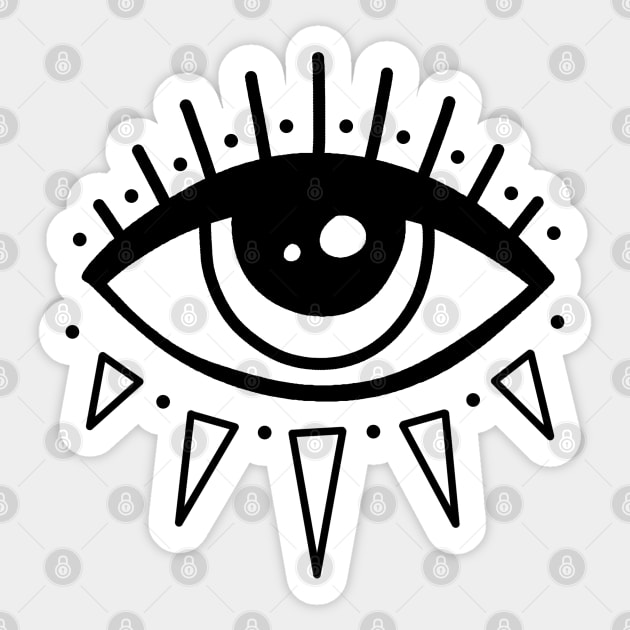 Eye Sticker by valentinahramov